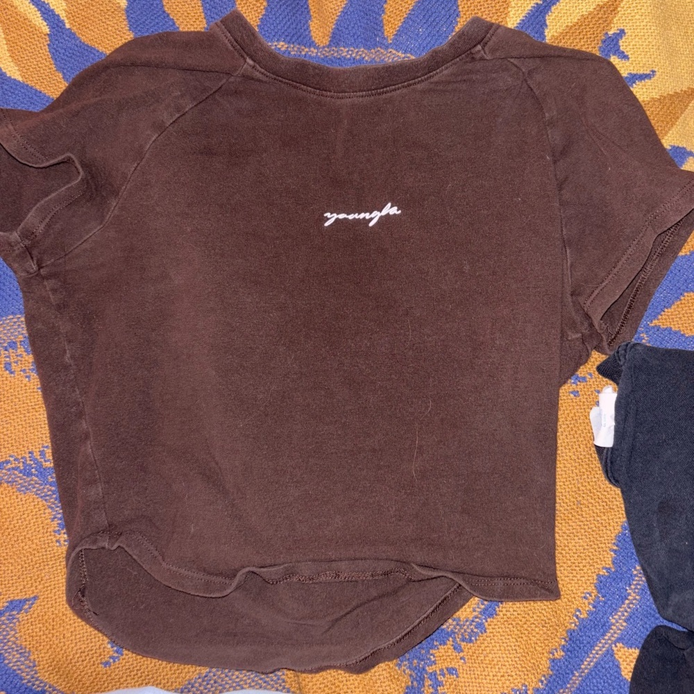 YoungLA Brown Short Sleeve Tee